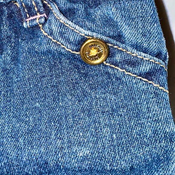 Baby phat jeans with embroidered cat and flowers size 3-6 months - Picture 6 of 10